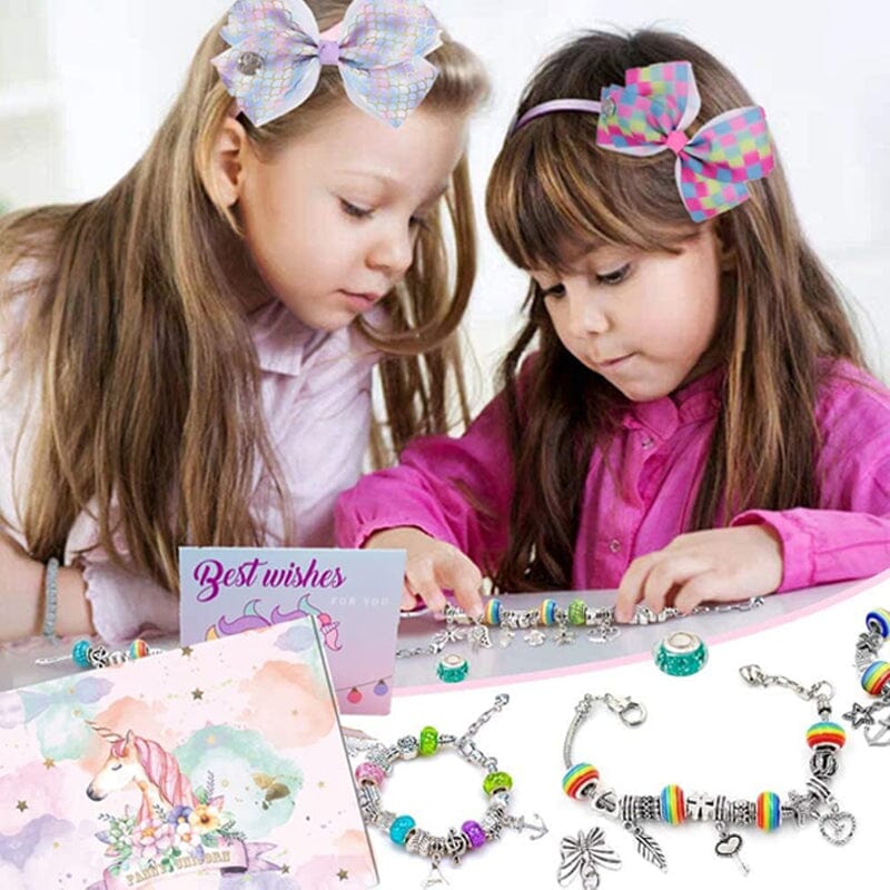 🎅Early Christmas Sale🎁 Girls Charm Bracelet Making Kit